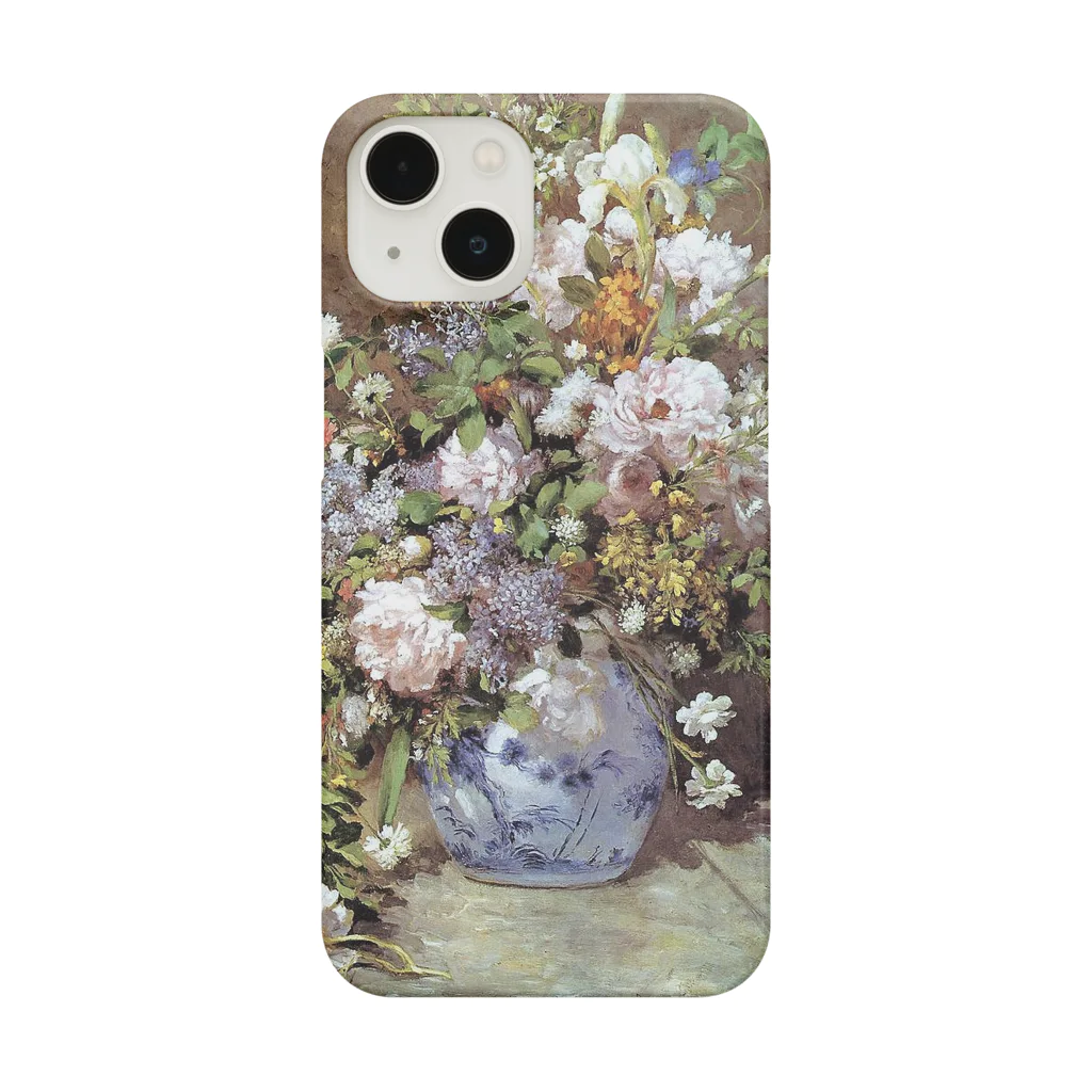 花名画アートグッズのピエール＝オーギュスト・ルノワール 《春のブーケ》 Smartphone Case