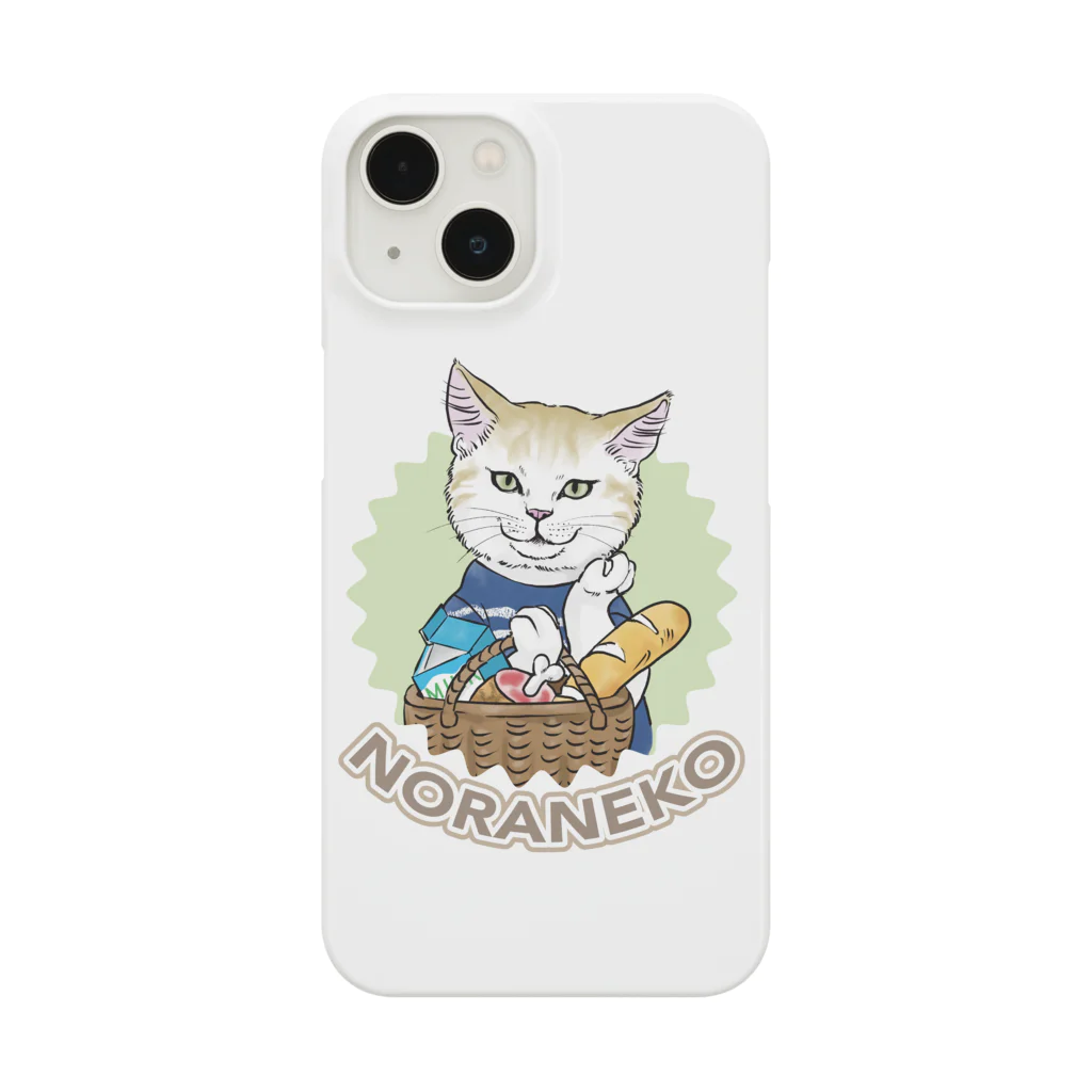 noraneko_storeのお買い物猫 Smartphone Case