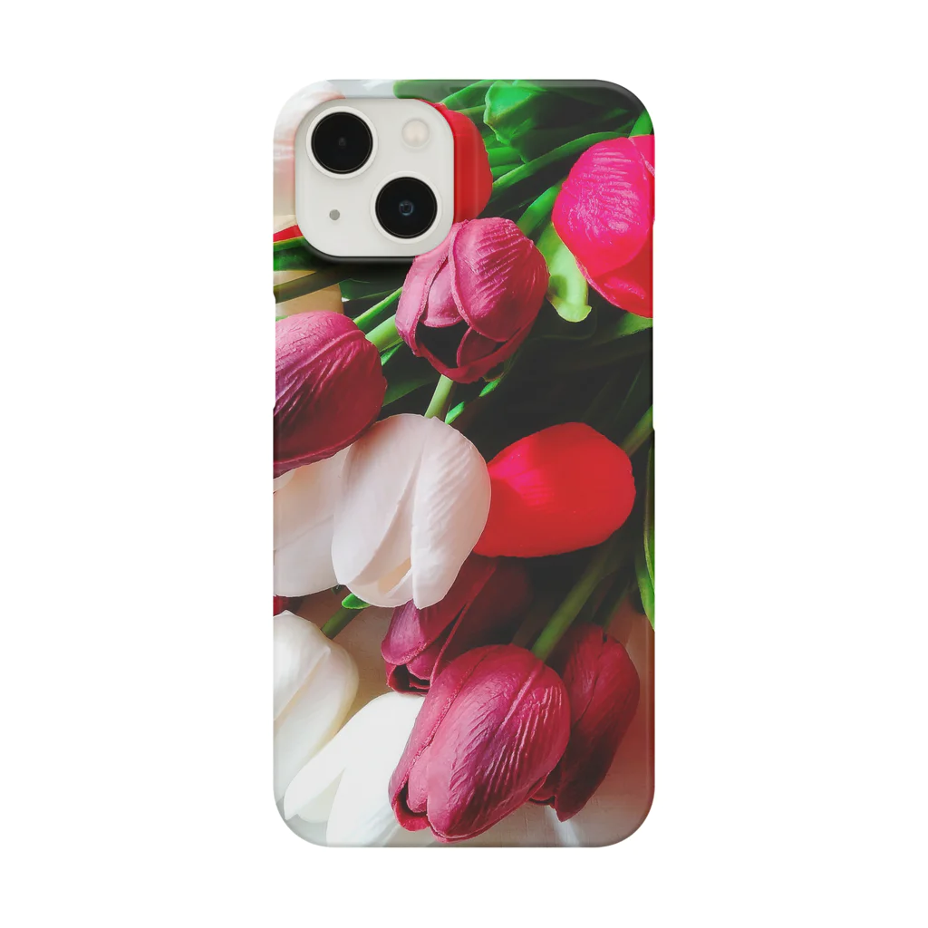 ナチュラルフラワーのチューリップの花束 Smartphone Case