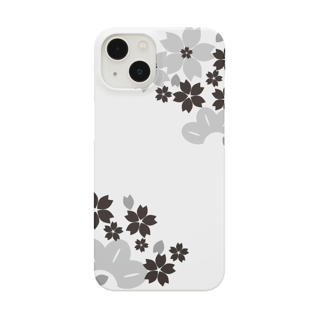 HonNeの桜松R（黒） Smartphone Case