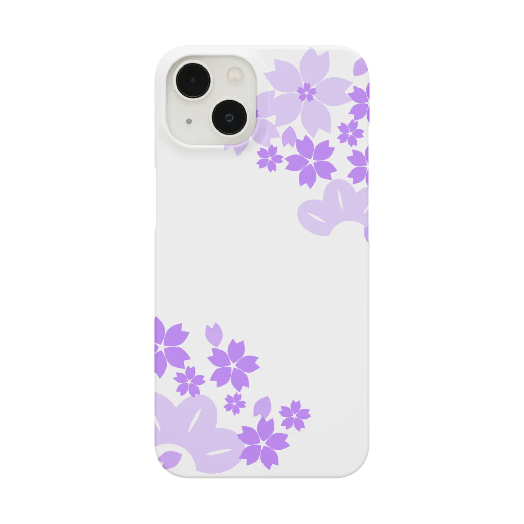 HonNeの桜松R（紫） Smartphone Case