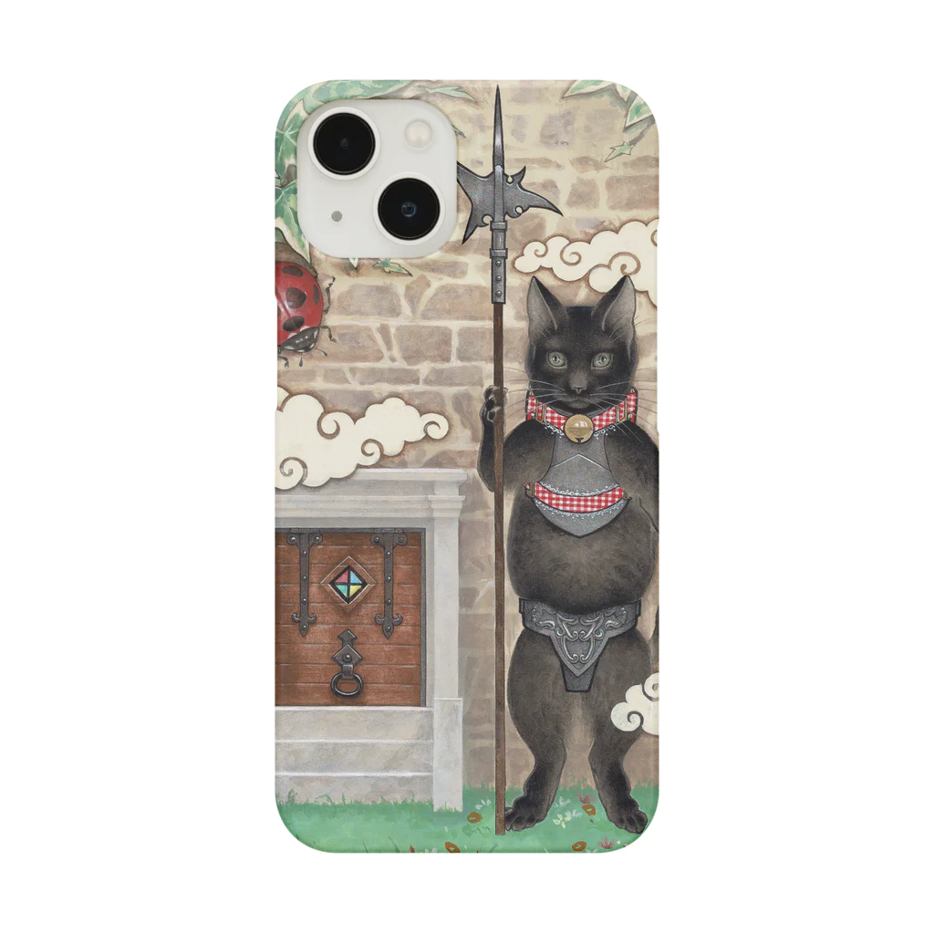 神聖家畜帝国　SUZURI店の門番（猫） Smartphone Case