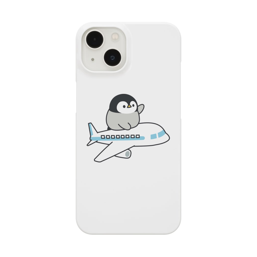 DECORの心くばりペンギン　飛行機ver. Smartphone Case