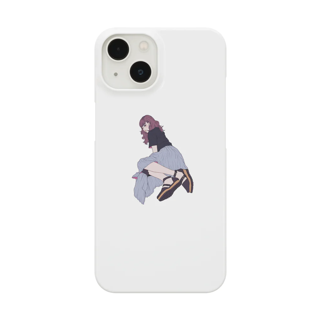 空き家のロングスカートちゃん（背景なし） Smartphone Case