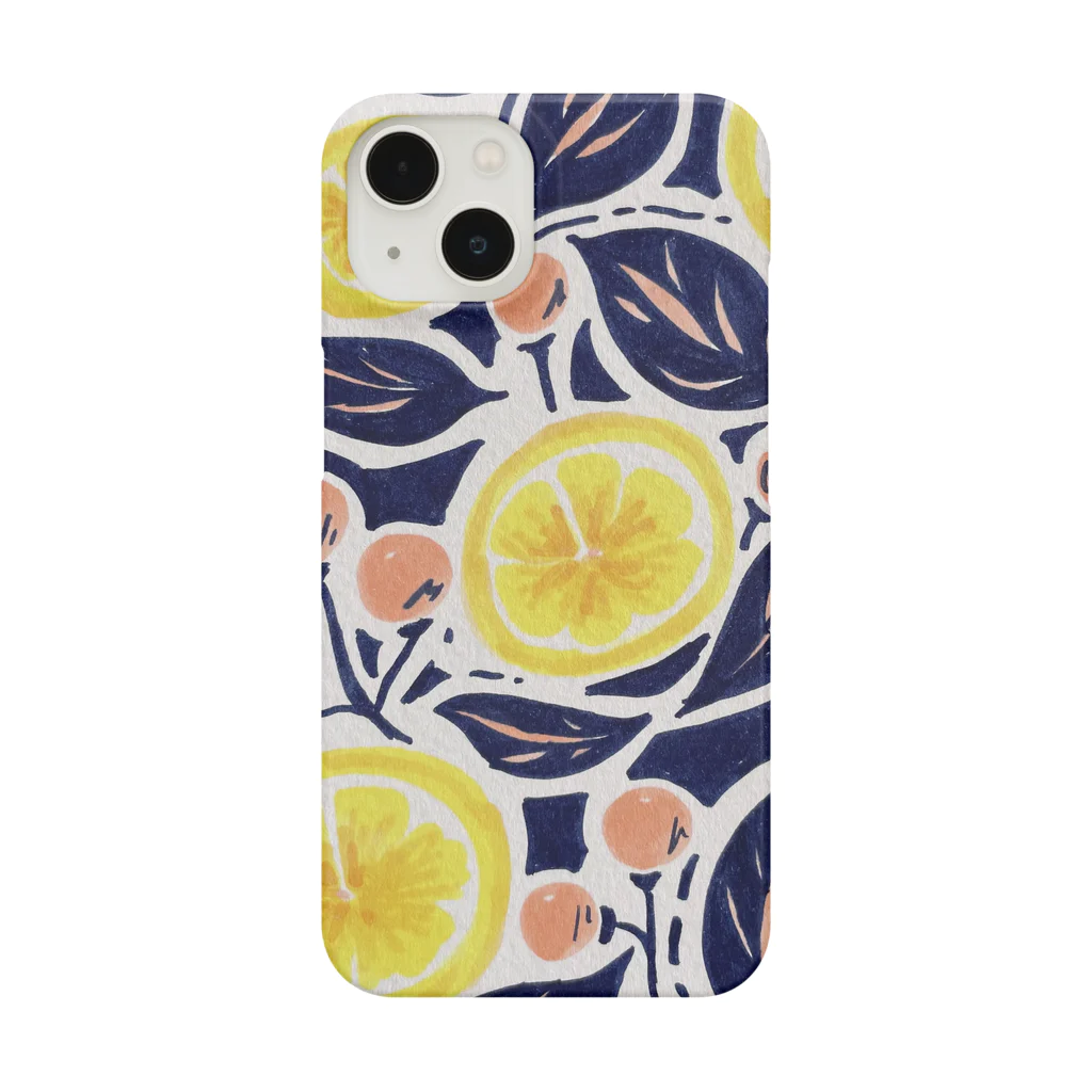五月晴れのレモンと木の実 Smartphone Case
