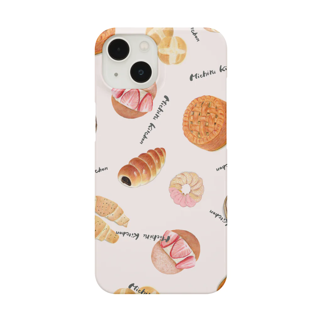 Michiru Kitchenのロゴ入りパン Smartphone Case