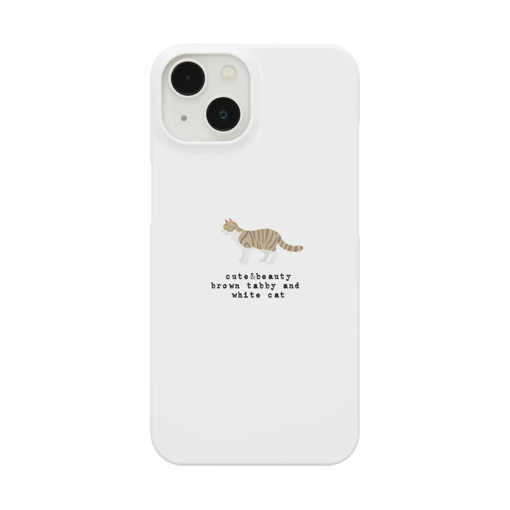 orange_honeyの猫1-9 キジ白猫 Smartphone Case