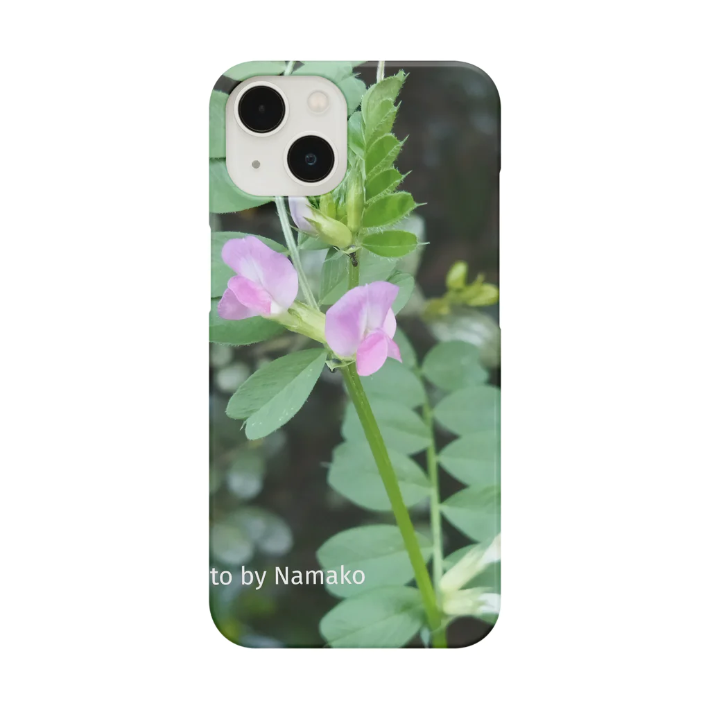 サボニャンSHOPのカラスノエンドウの花のスマホケース Smartphone Case