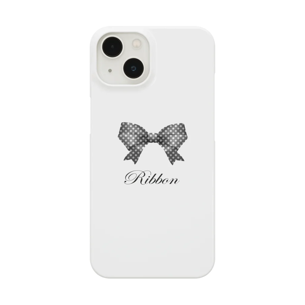 savannahのRibbon-Black Smartphone Case