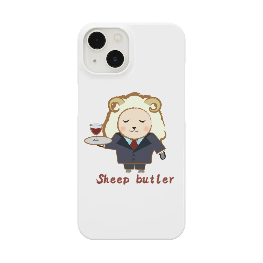 chicodeza by suzuriの羊執事 Smartphone Case