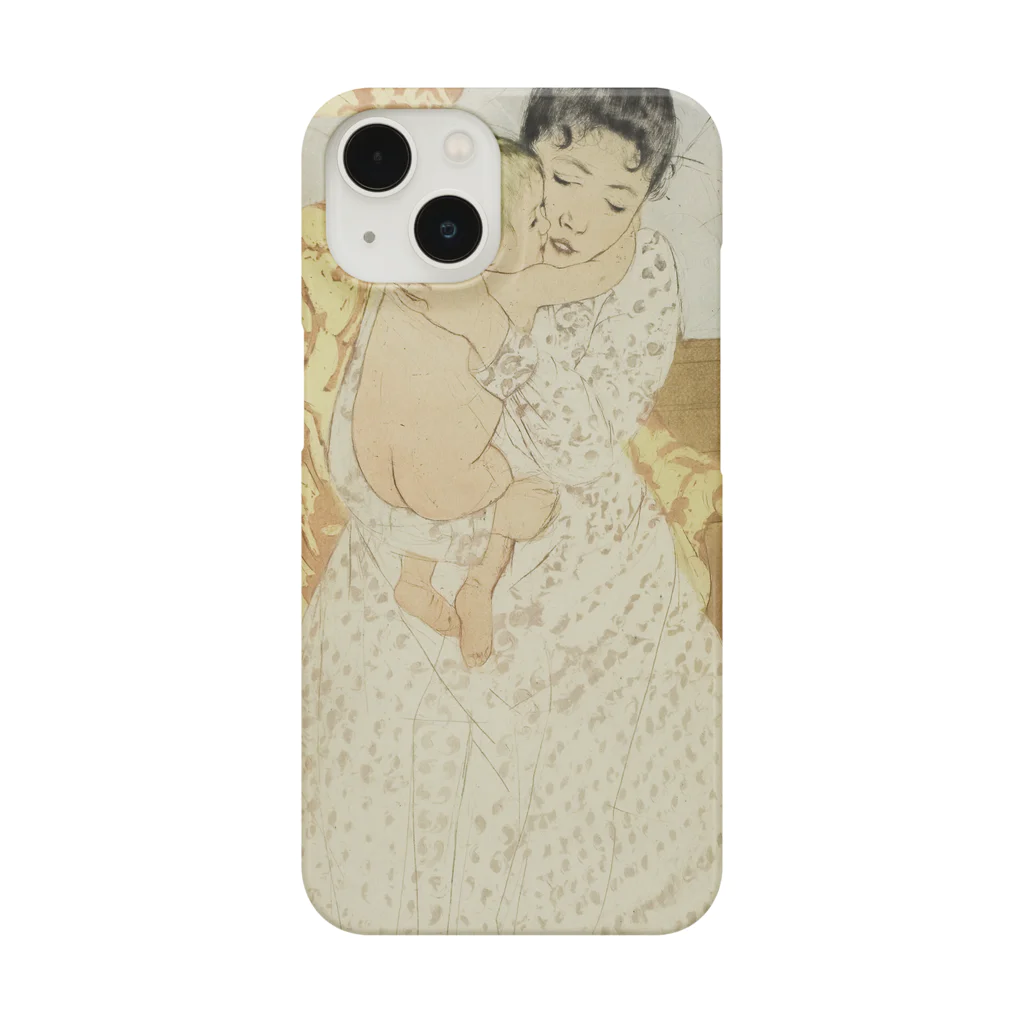 museumshop3の【世界の名画】メアリー・カサット『Maternal Caress』 Smartphone Case