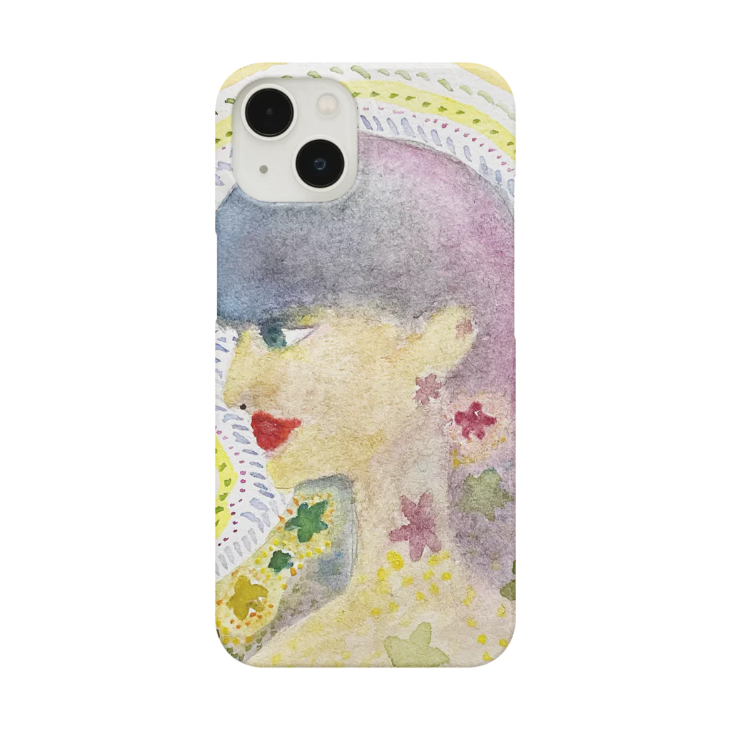 suzuko415の水彩画　女の子シリーズ Smartphone Case