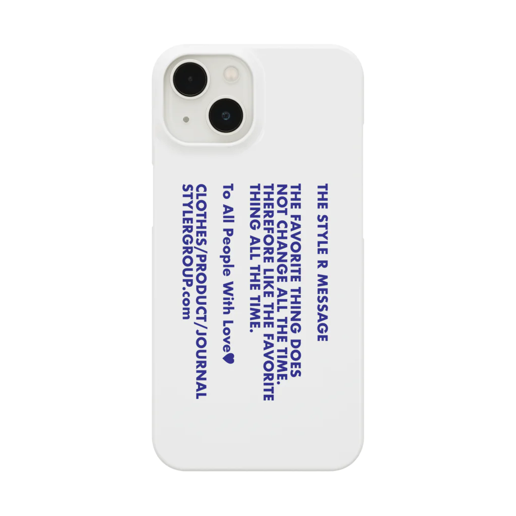 STYLERCLOTHESのSTYLE R MESSAGE Smartphone Case