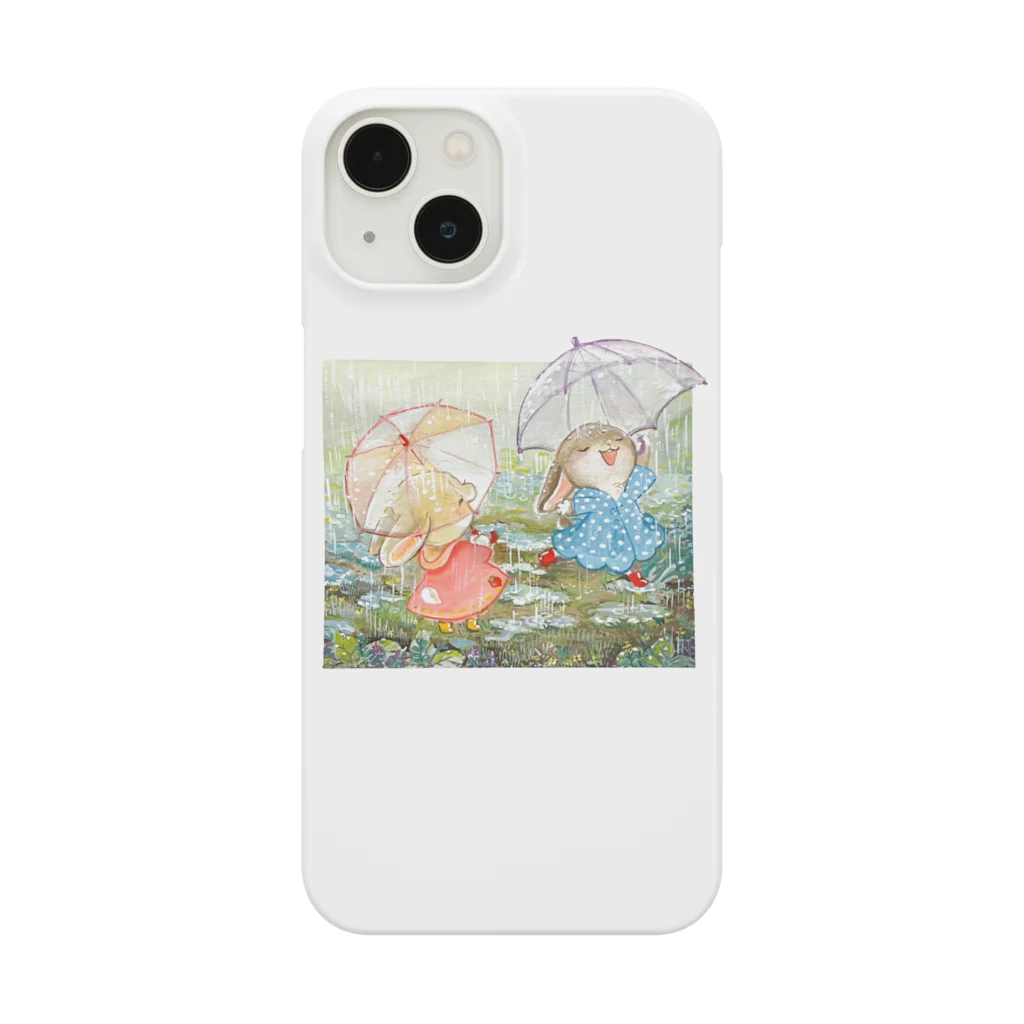 絵本作家のざっか屋さんのrainy Smartphone Case