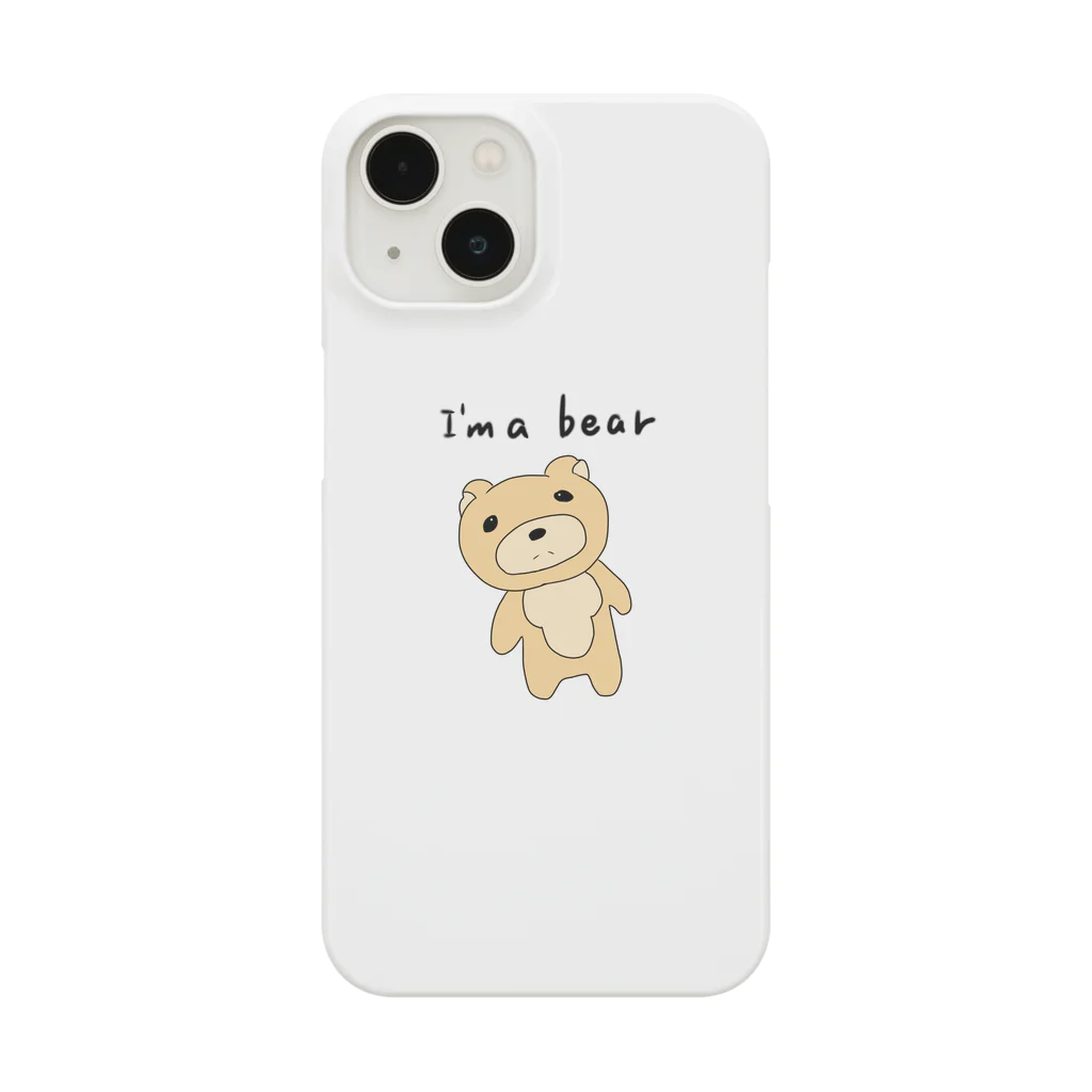 KONのI’m a bear スマホケース