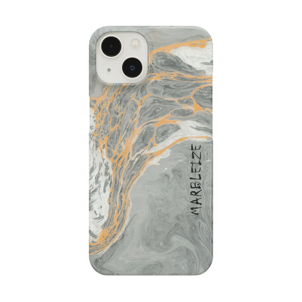 xxxyamachanのMARBLEIZE　縦書き Smartphone Case