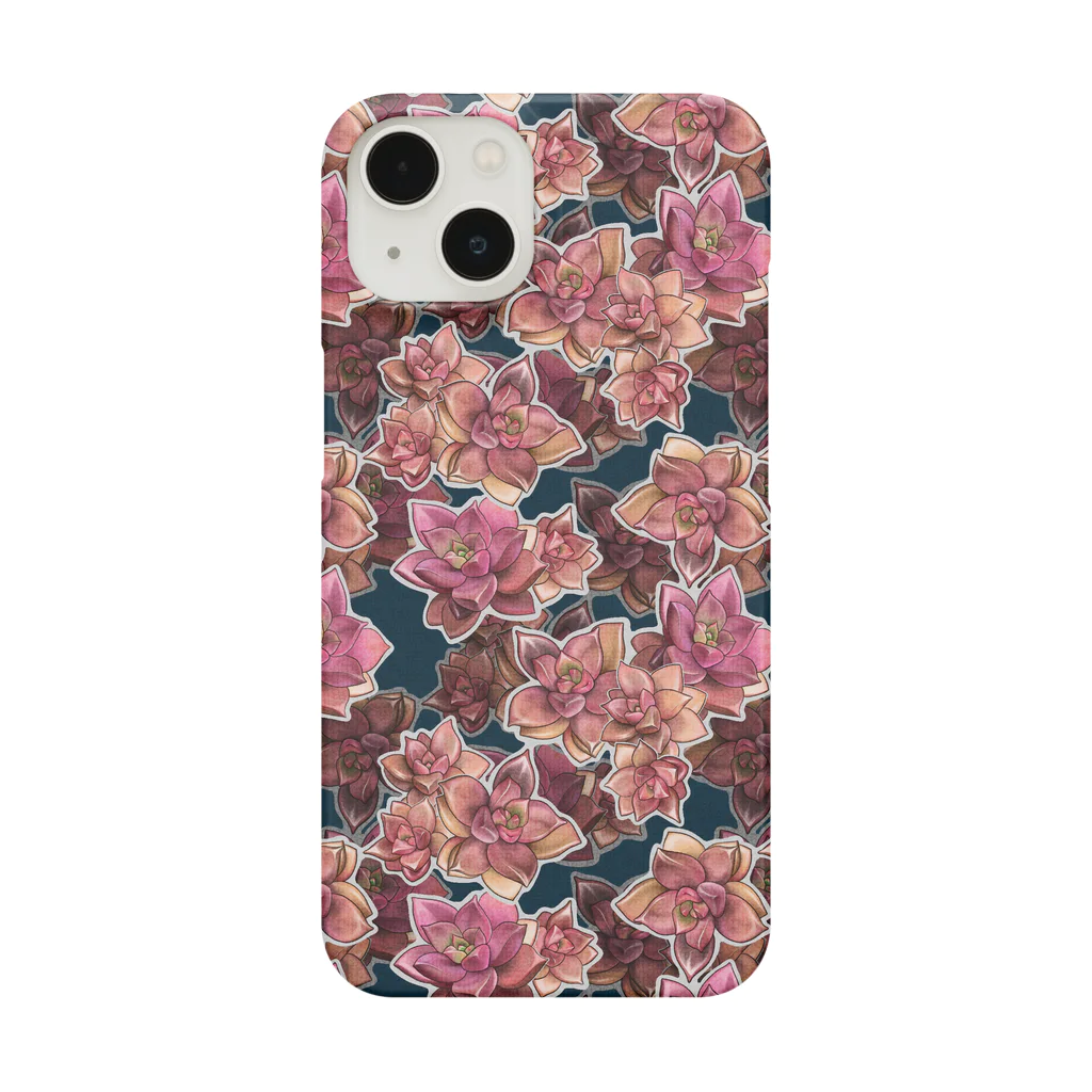 yura2chicu.のブロンズ姫の群生 ソフトクリアスマホケース Smartphone Case