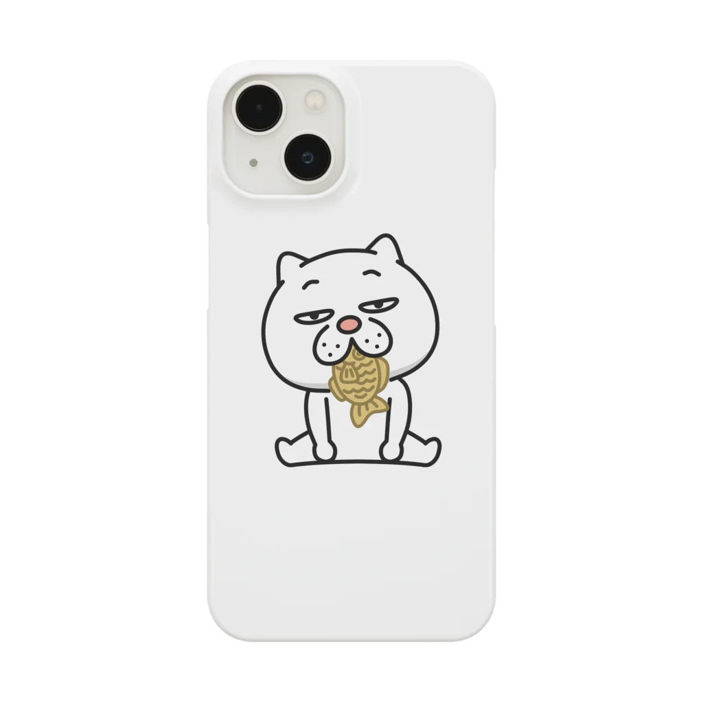 セイコウ スタンプのウザ～～い猫　タイ焼き スマホケース