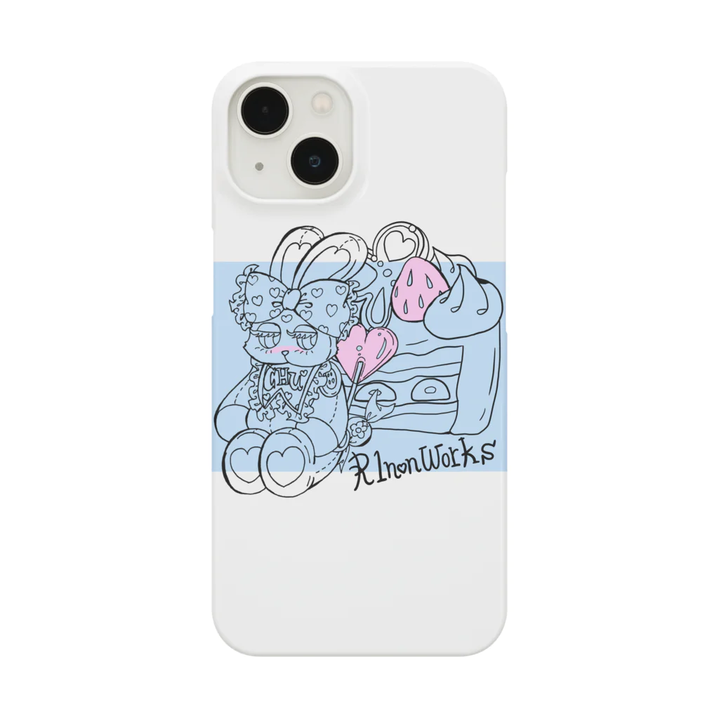 🌷R1nonWorks（りのんわーくす）🌷のブルー ver Smartphone Case