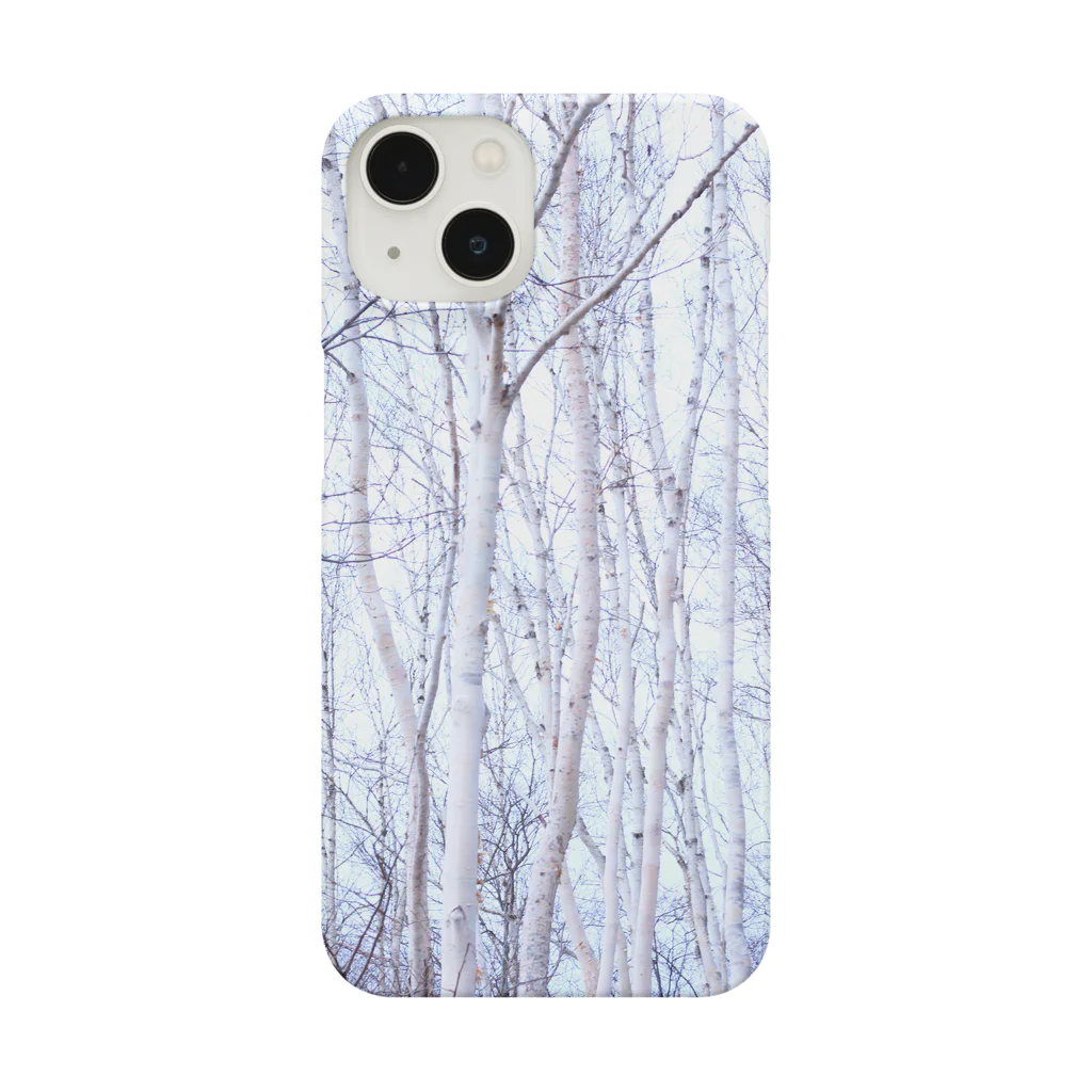 いっこの5月雪残る藻岩山 Smartphone Case