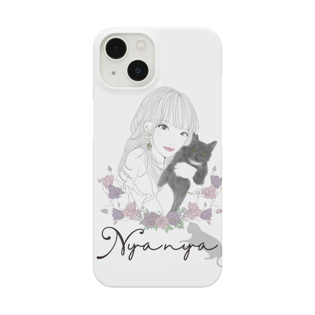 水無月蝶のLove♡Nyanya Smartphone Case