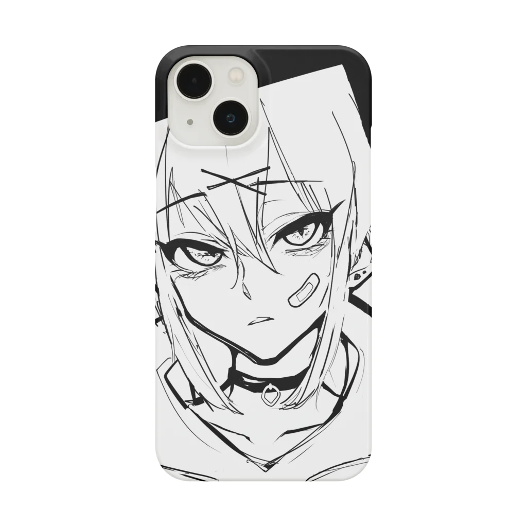 集え！病みかわ好きの森の｢病みてゃん｣ブラックぷりんとver. Smartphone Case