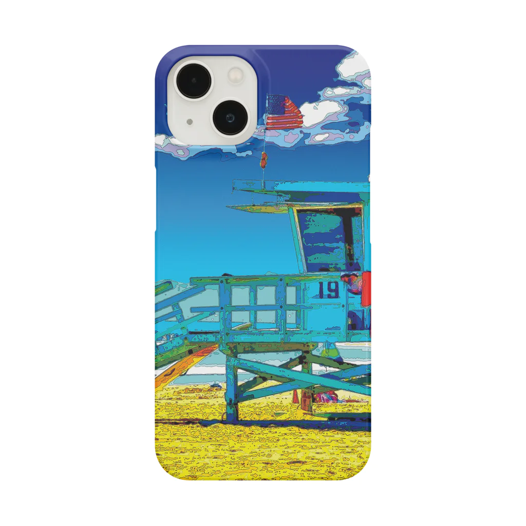 GALLERY misutawoのアメリカ ベニスビーチのライフガードステーション 스마트폰 케이스