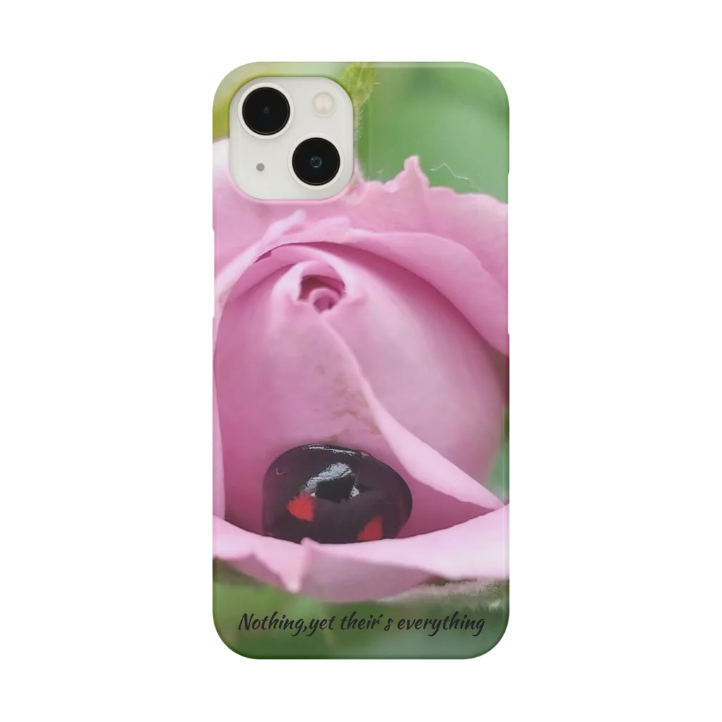 miss roseのミニ薔薇とてんとう虫 Smartphone Case