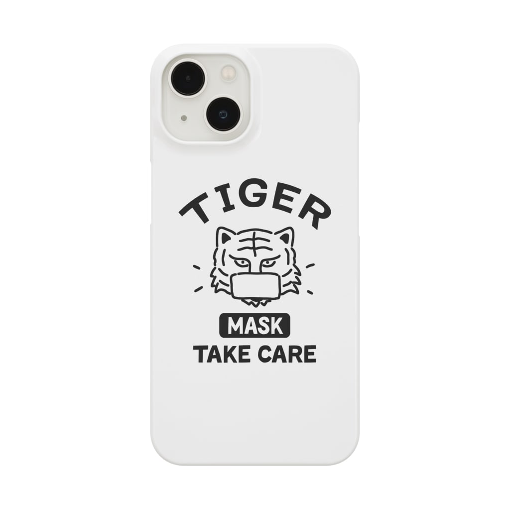 AliviostaのTIGER MASK タイガーマスク アメリカンカレッジ動物虎おもしろかわいい Smartphone Case
