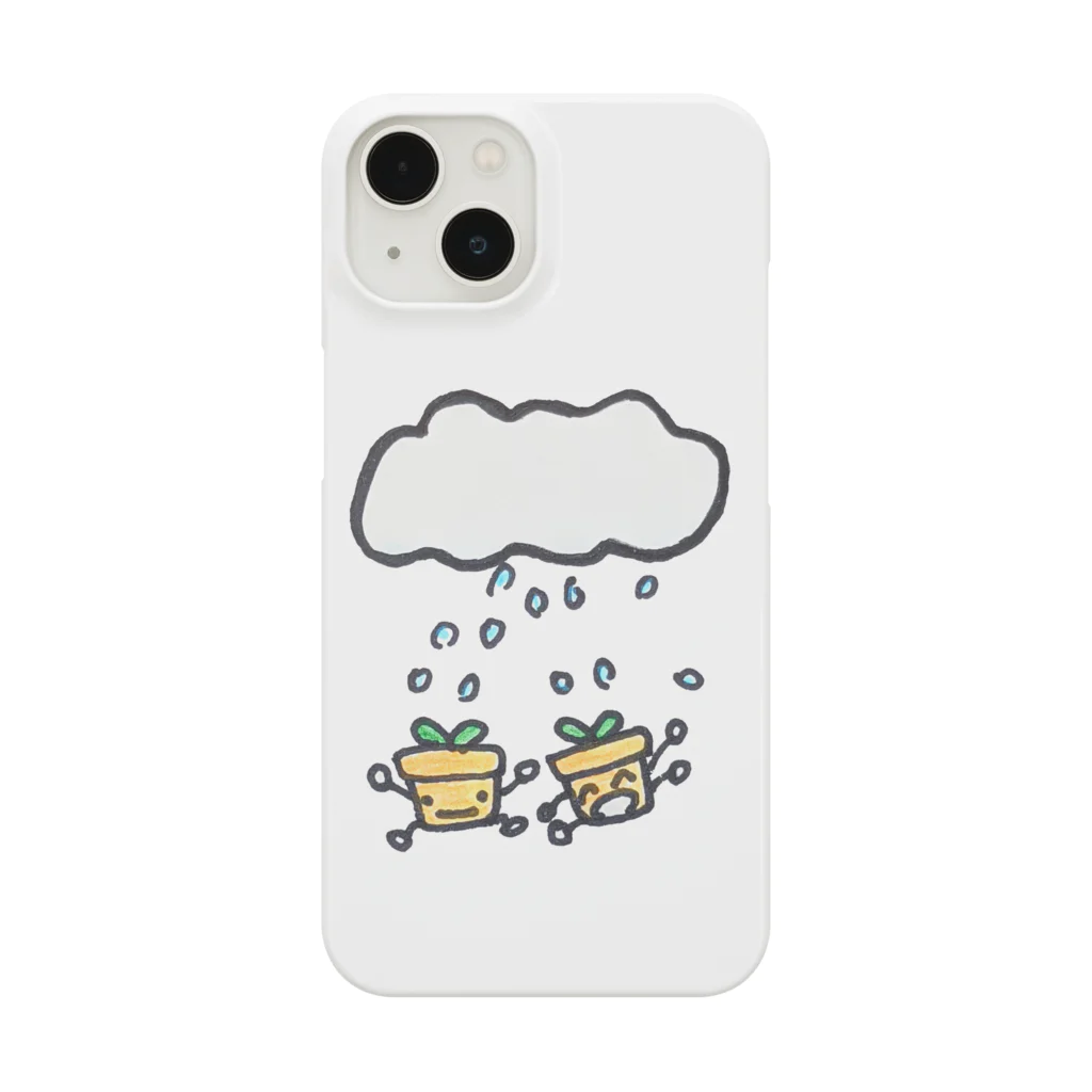 greetenの植木に雨を Smartphone Case