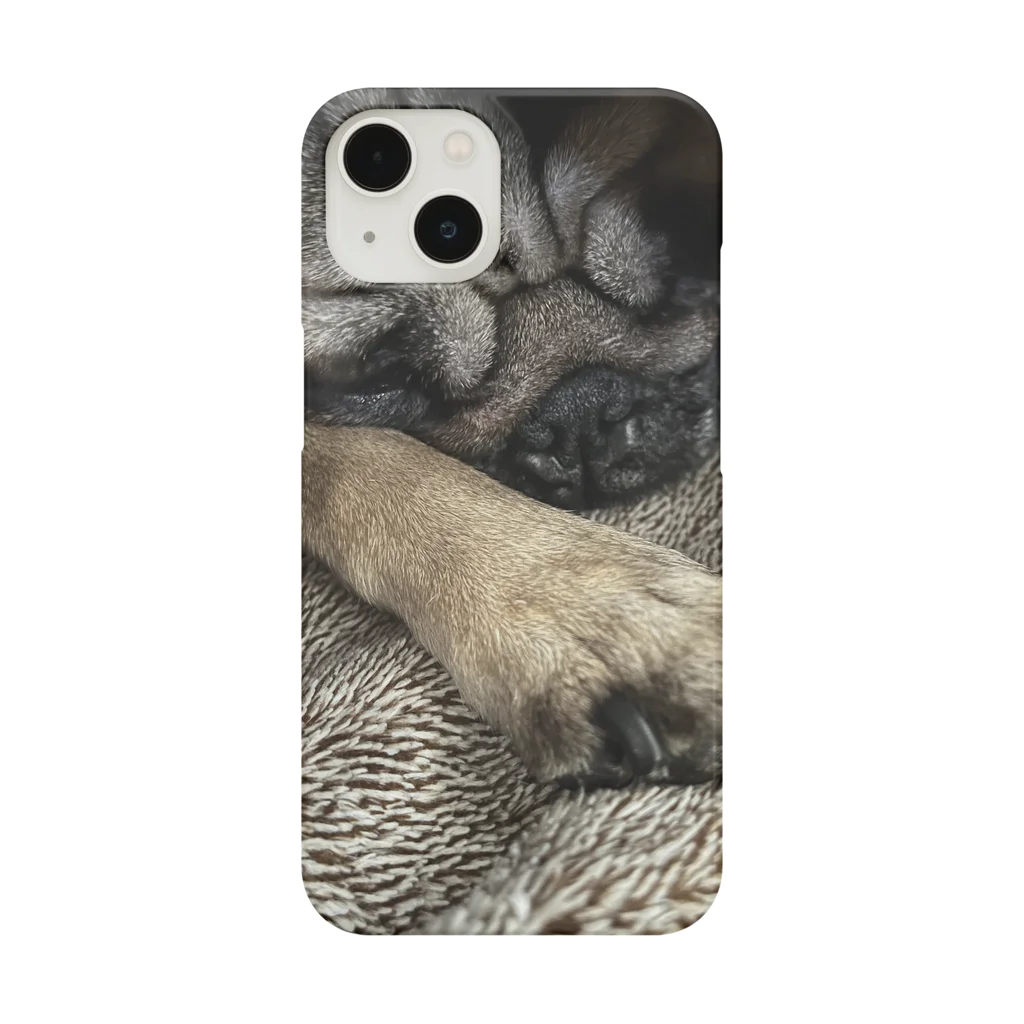 pug♡むぎのパグ好きのためのTシャツ♡ Smartphone Case