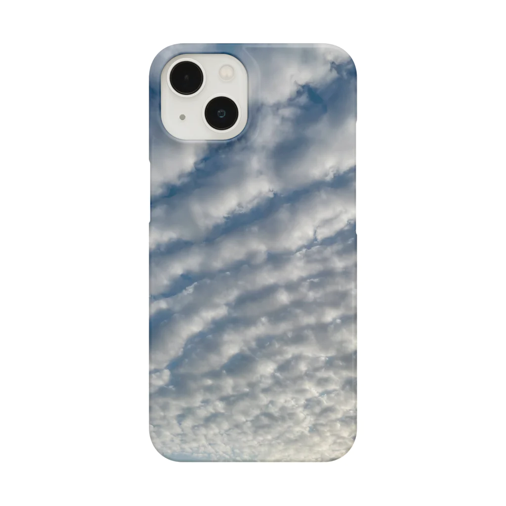 369sky♪の夕空に白い波 Smartphone Case