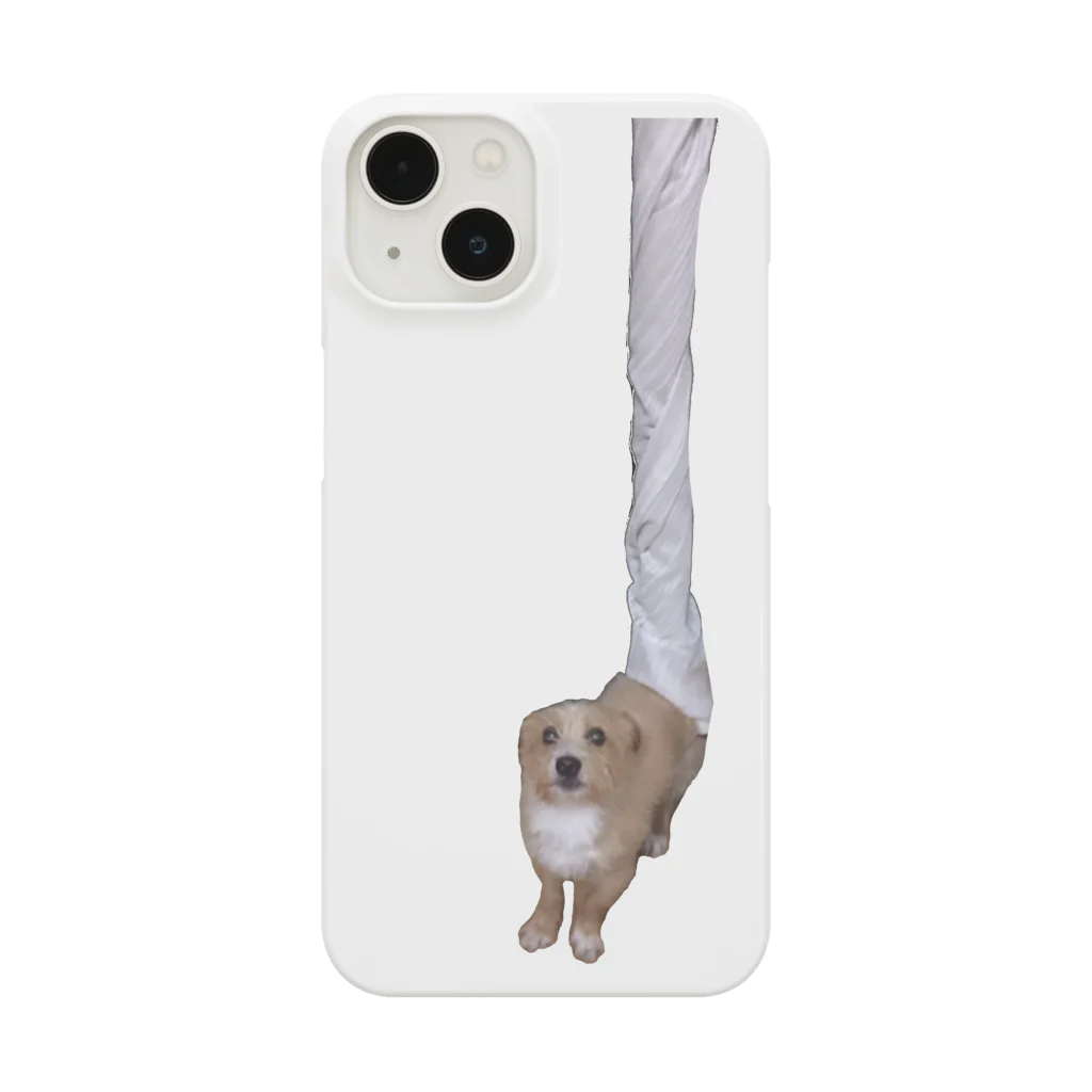 川村さん家の柴犬コロちゃんのカーテンに食べられたそらちゃん Smartphone Case