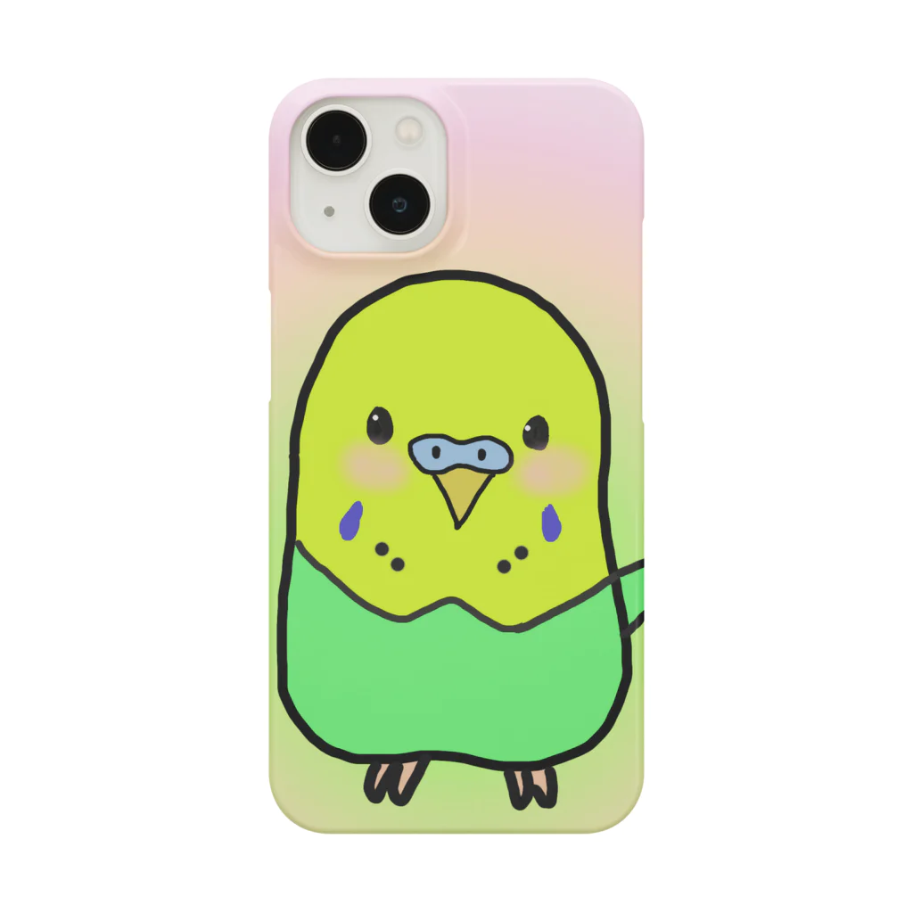 kotoriのセキセイインコ緑　ふくちゃんグッズ Smartphone Case