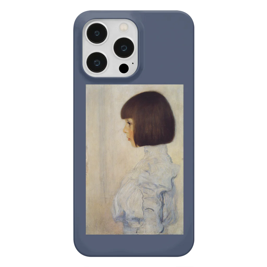 SONOTENI-ARTの001-004　グスタフ・クリムト　『ヘレーネ・クリムトの肖像』　スマホケース　表側面印刷　iPhone 14ProMax/14Plus/13ProMax/12ProMax専用デザイン　SC4-2 iPhone Smartphone Case
