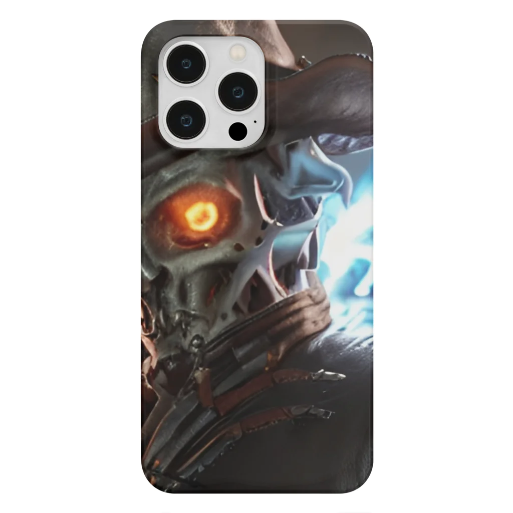 SASARiNS のSmoking horror night metallic Smartphone Case