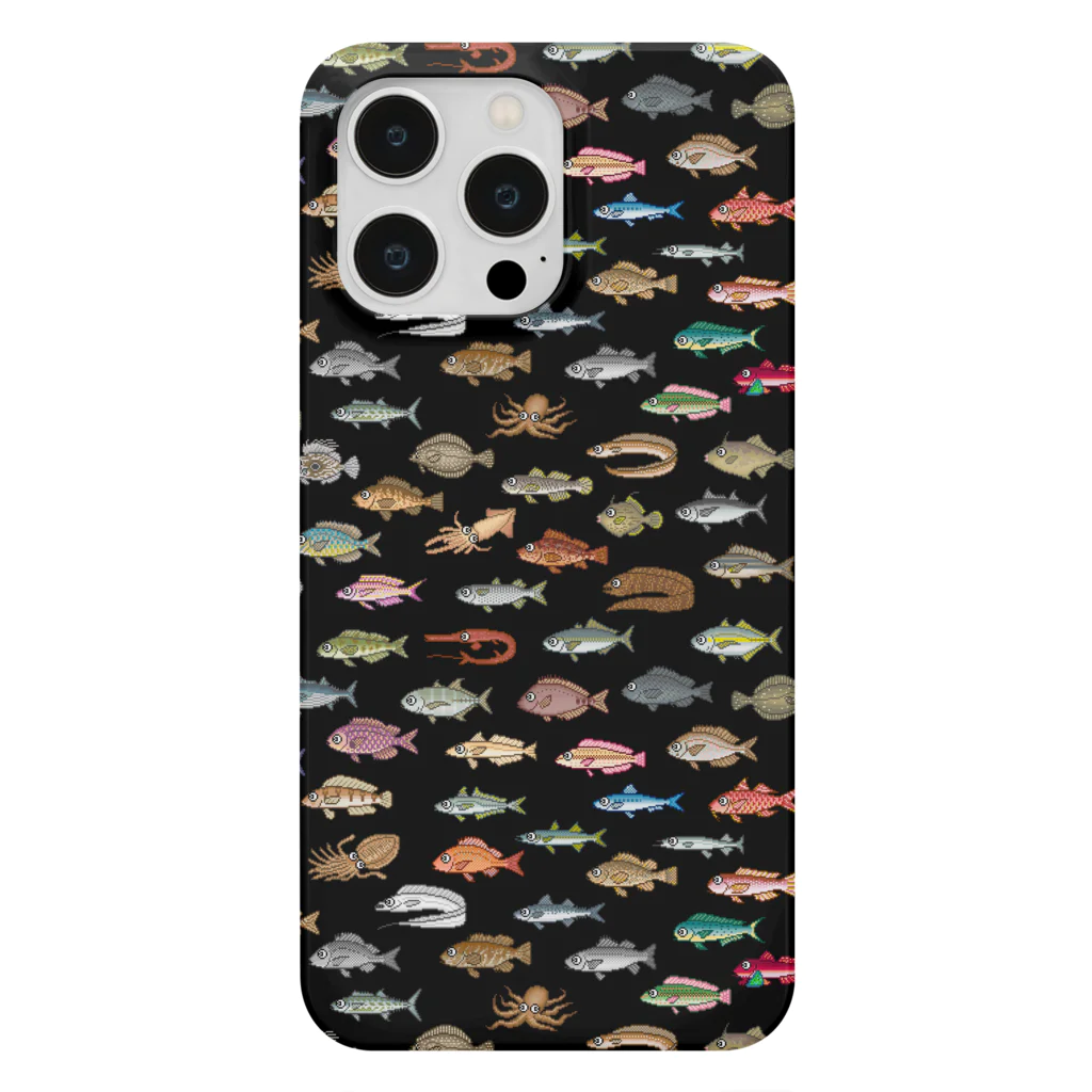 猫と釣り人のFISH_FB_DOT_1K Smartphone Case