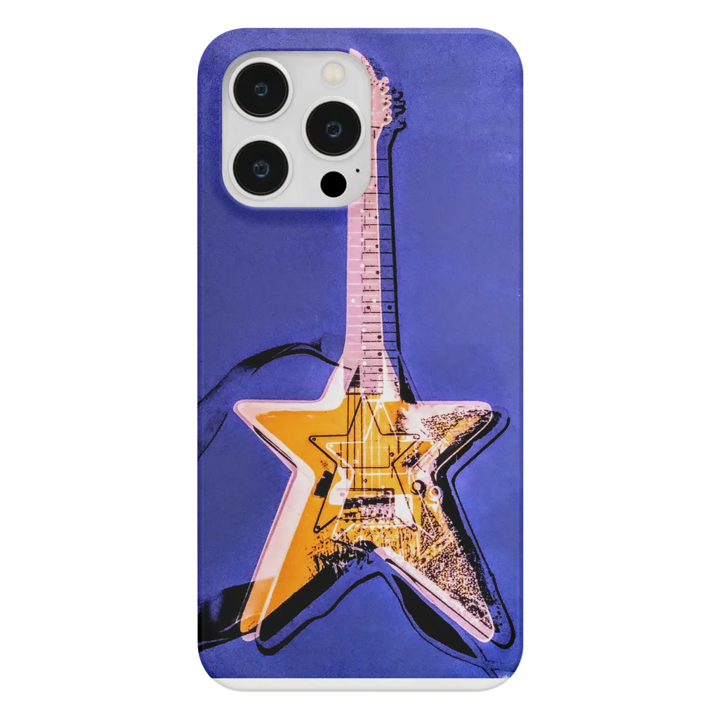 Rock★Star Guitar School 公式Goodsのアンディ・星ギター・ウォーホール Smartphone Case