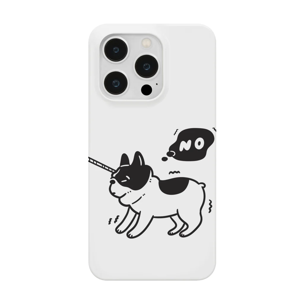 フレブルとパググッズS’IRISERのGOGO 拒否犬　パイド　フレンチブルドッグ iPhone Smartphone Case