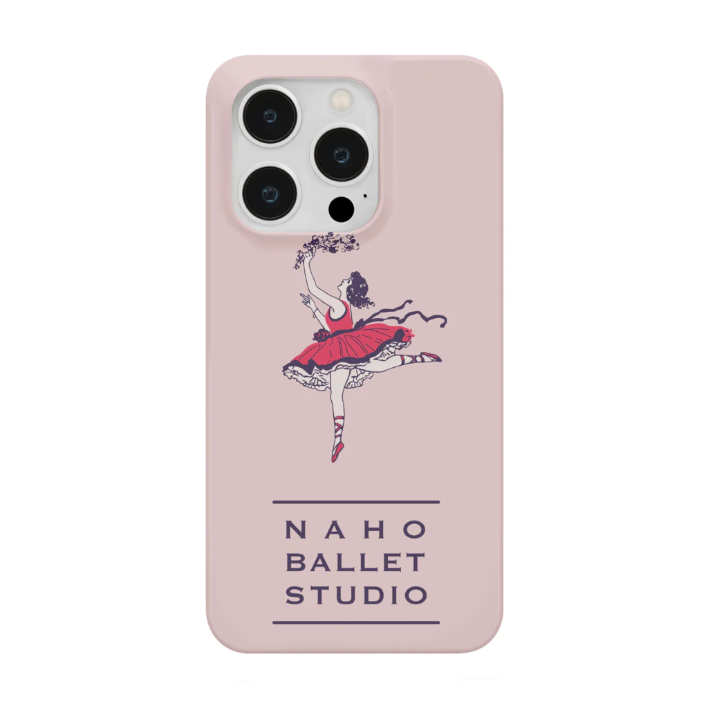 NAHO BALLET STUDIOの夢見るバレリーナ🥀（ピンク） Smartphone Case