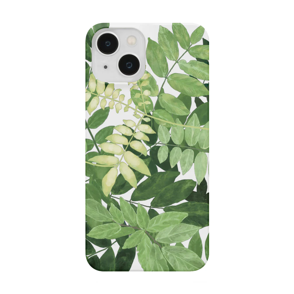 Wonder Bird Forestの藤の葉陰 Smartphone Case