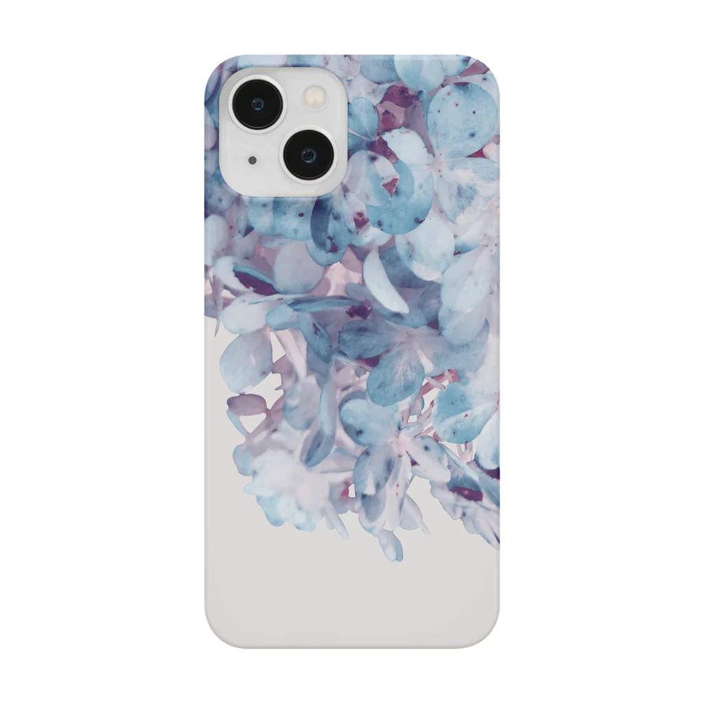 きゆるデザインの青紫陽花 Smartphone Case