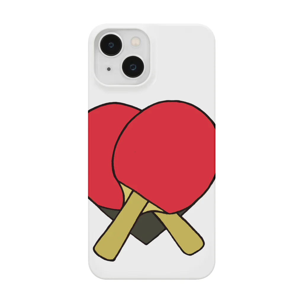 らっさん@卓球を更に身近に！の卓球ハート Smartphone Case
