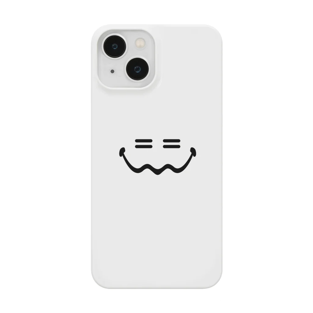 TWO SEEKERのII smiley【WHITE】 Smartphone Case