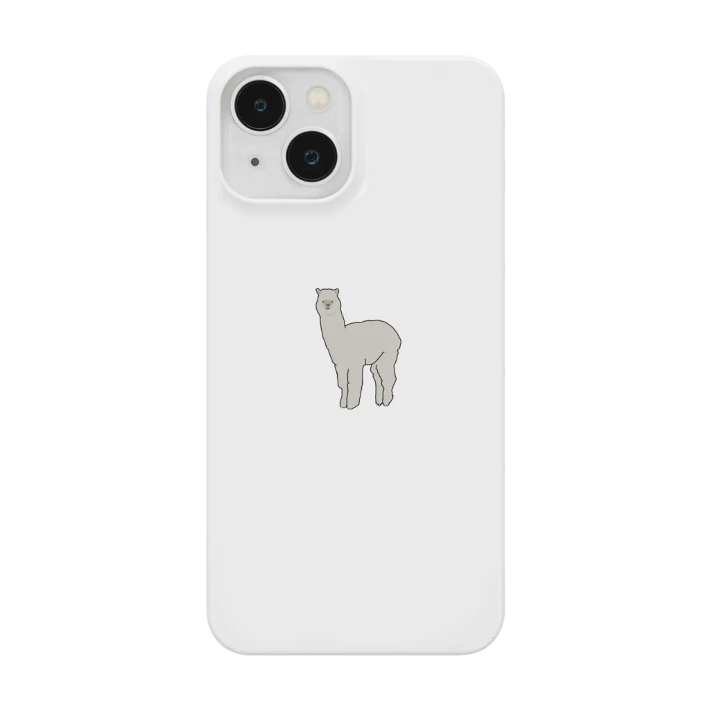 あるぱかとキンチャクダイのAlpaca Smartphone Case