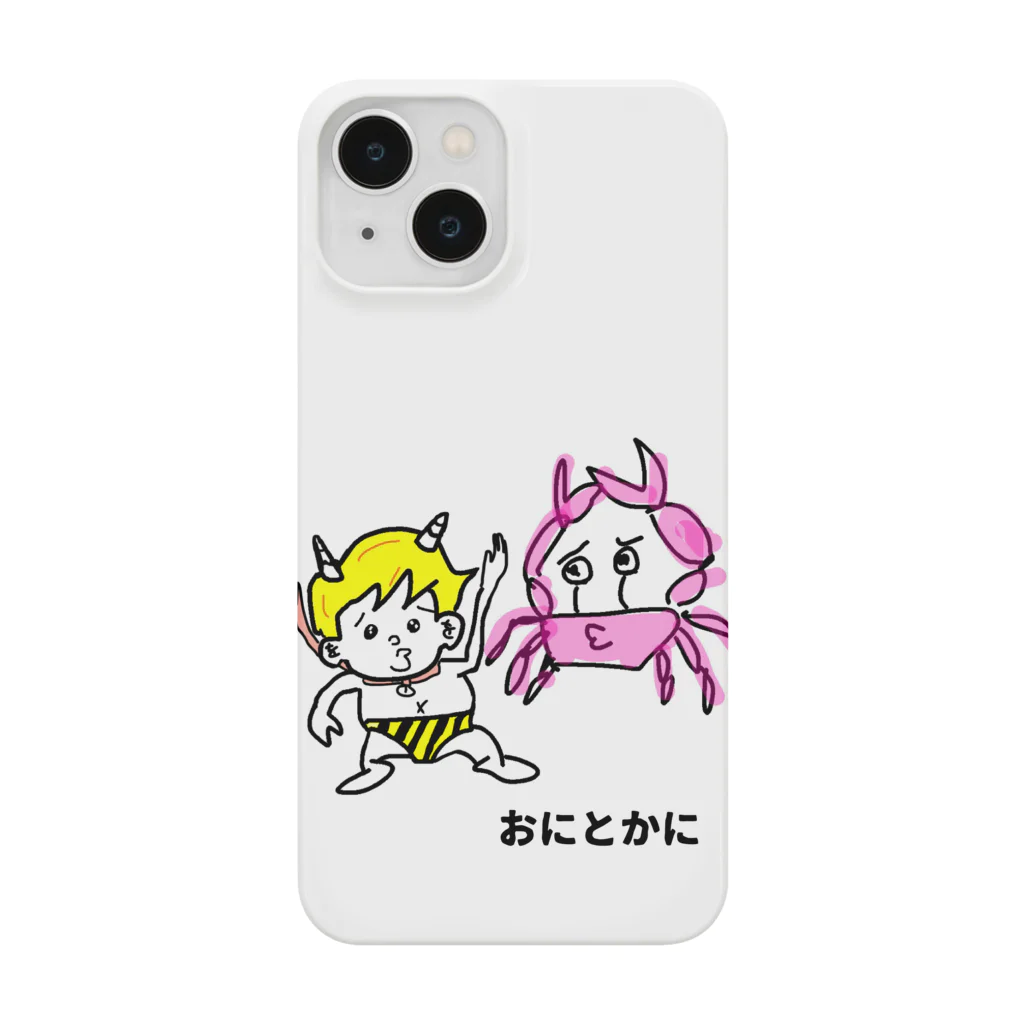 顔の人SHOPのおにとかに スマホケース