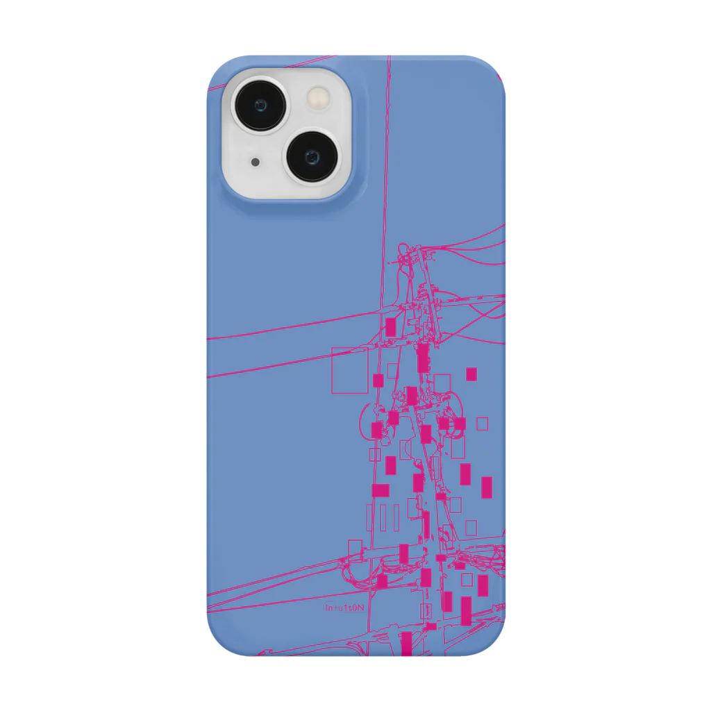 In+u1t/0NのIn+u1t0N #02 ブルー Smartphone Case