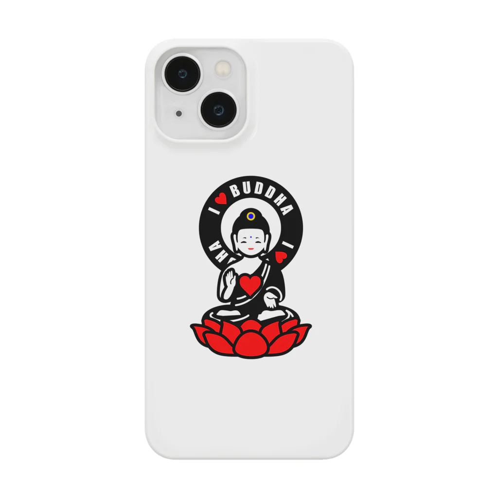 くねくね道のI ♡ BUDDHA Smartphone Case