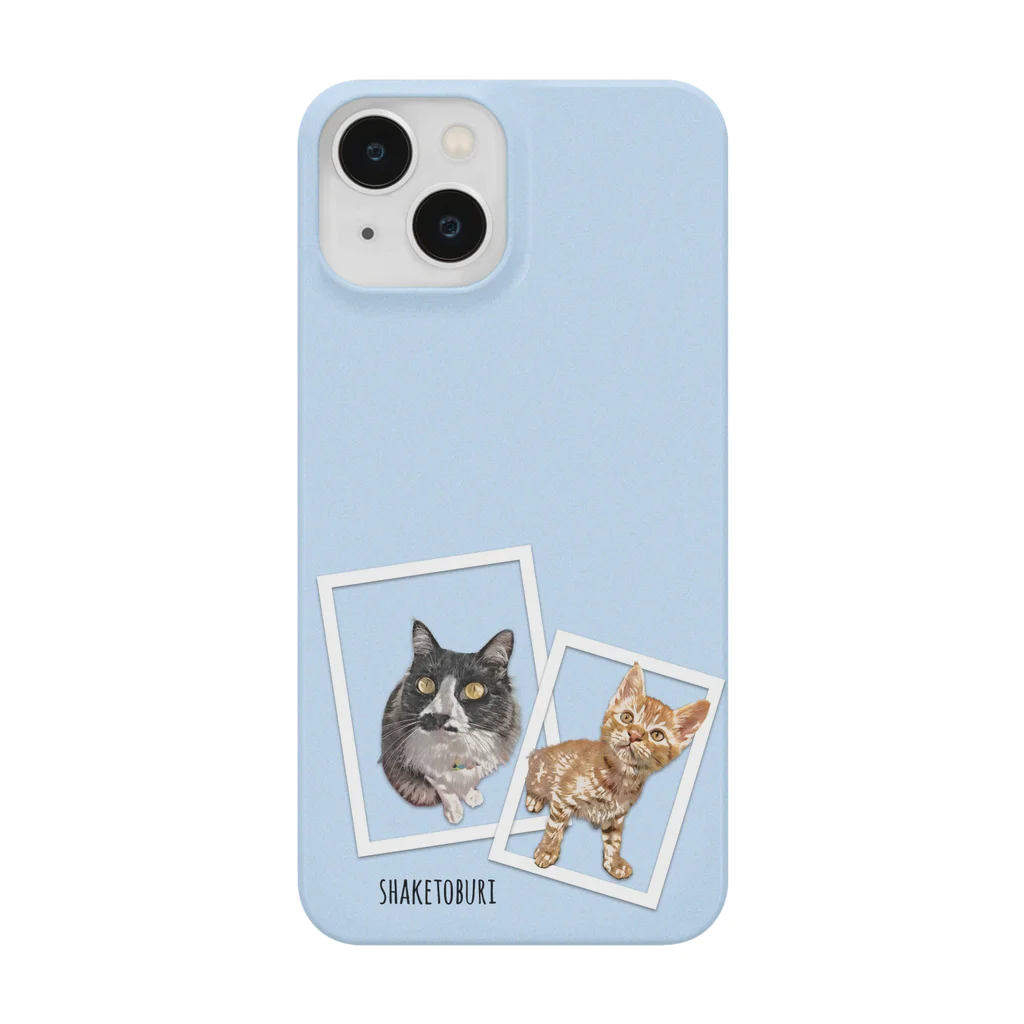 しゃけぶり店のkawaii-cat 【しゃけ】【ぶり】 Smartphone Case