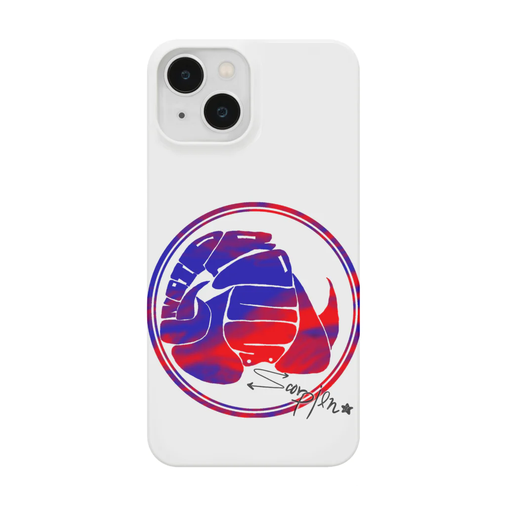 scorpion★のscorpion★青×赤 Smartphone Case